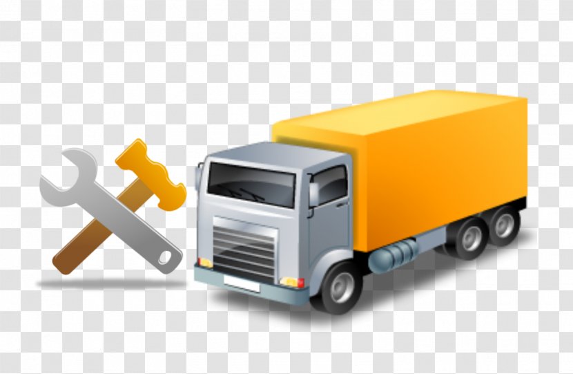 Car Truck Transport Van - Truckload Shipping - Heavy Equipment Transparent PNG