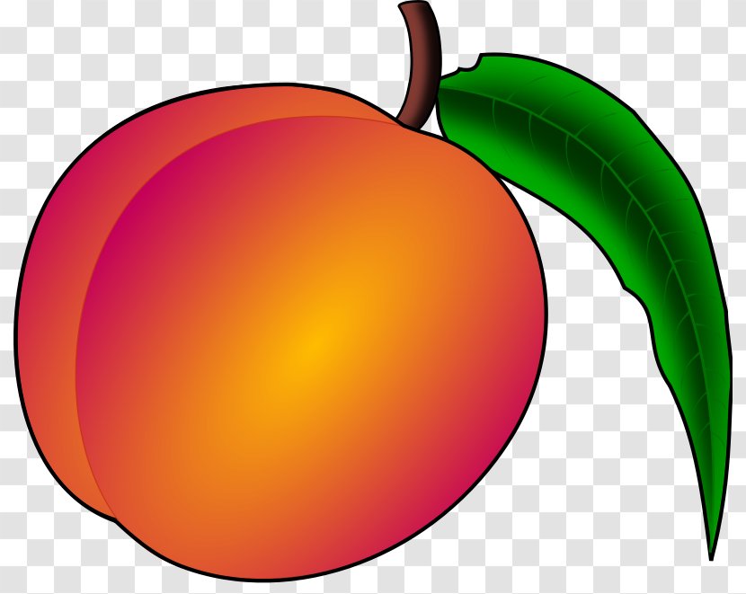 Peach Clip Art - Pomegranate Transparent PNG