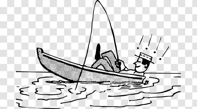 Fishing Cartoon - Boating - Sail Naval Architecture Transparent PNG