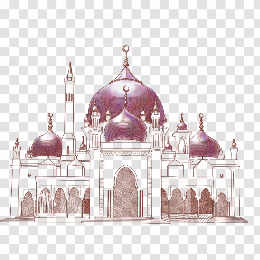 Islamic Churches - Purple - Stock Photography Transparent PNG