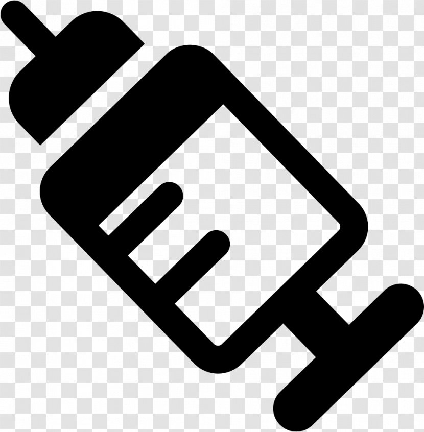 Syringe Medicine Hypodermic Needle - Silhouette Transparent PNG