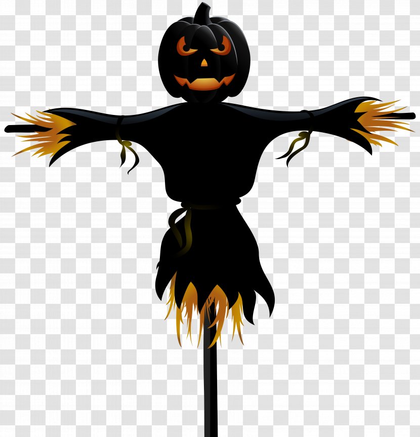Scarecrow Halloween Clip Art - Jack O Lantern - Pumpkin Transparent Transparent PNG