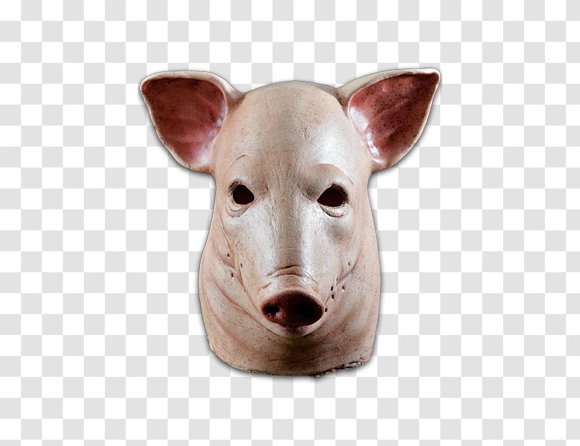 Pig Latex Mask Halloween Costume - Party - Head Transparent PNG