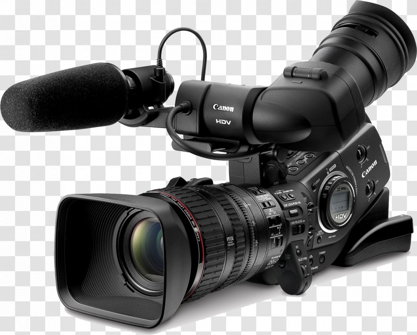 Digital Video Cameras Professional Camera HDV - Single Lens Reflex - Filmstrip Transparent PNG