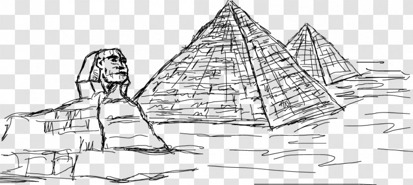 Great Sphinx Of Giza Pyramid Egyptian Pyramids Cairo Ancient Egypt - And The Artwork Transparent PNG