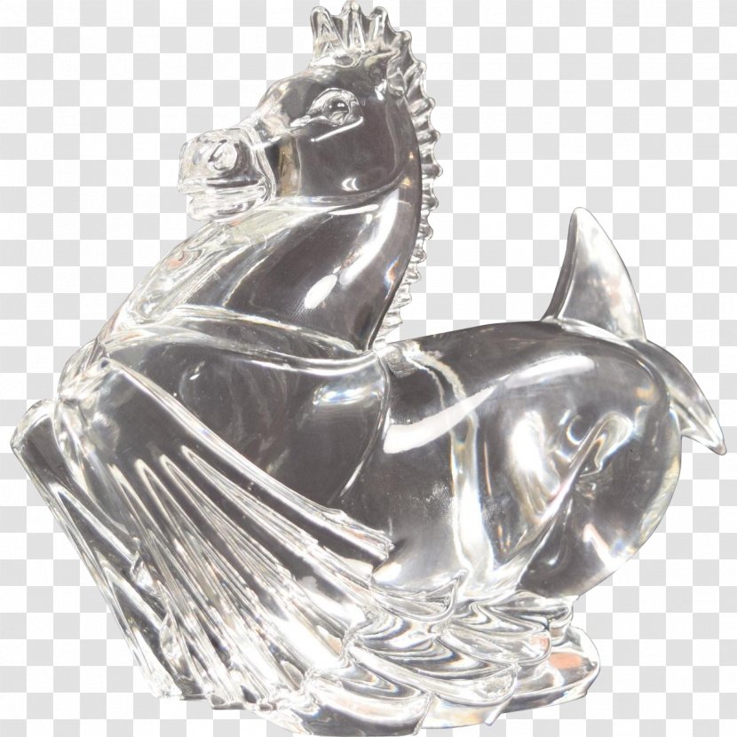 Silver Metal Figurine Jewellery Crystal - Seahorse Transparent PNG