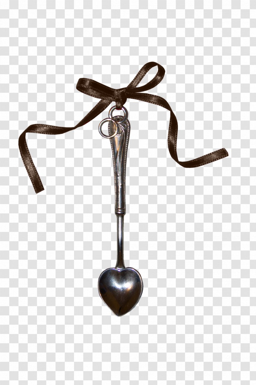Ribbon Metal Shoelace Knot Download - Bow Decoration Heart Spoon Transparent PNG
