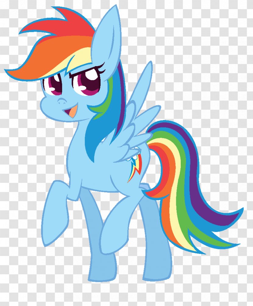 My Little Pony Rainbow Dash Microsoft Paint Drawing - Mythical Creature Transparent PNG