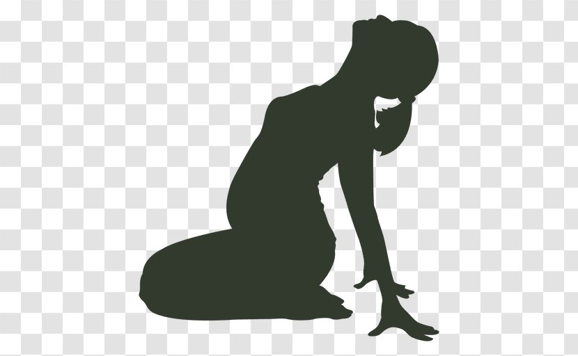 Silhouette Woman Pregnancy - Drawing Transparent PNG