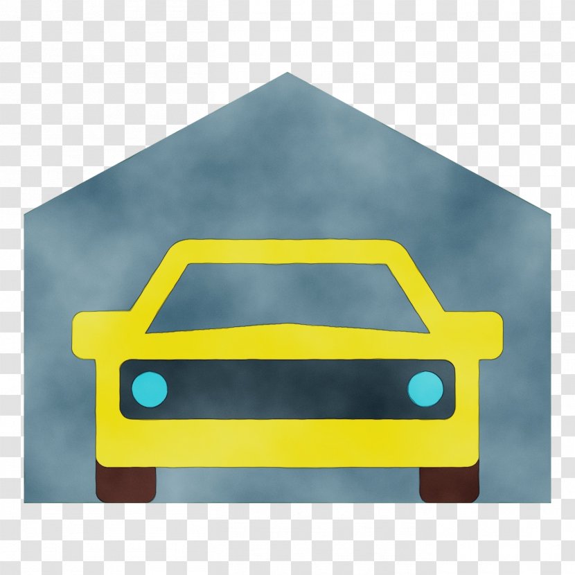 Yellow Vehicle Door Car Parking - Sign Electric Blue Transparent PNG