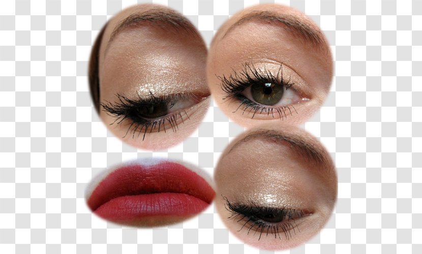Eyelash Extensions Eye Shadow Liner Lipstick Lip - Tree Transparent PNG