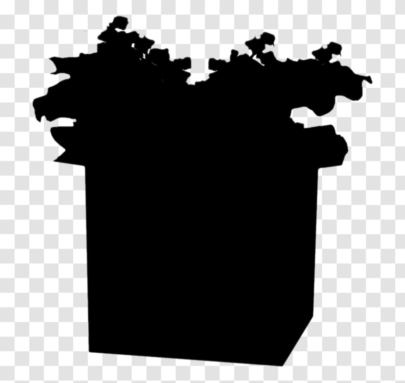 Silhouette Tree Font Black M - Tshirt Transparent PNG