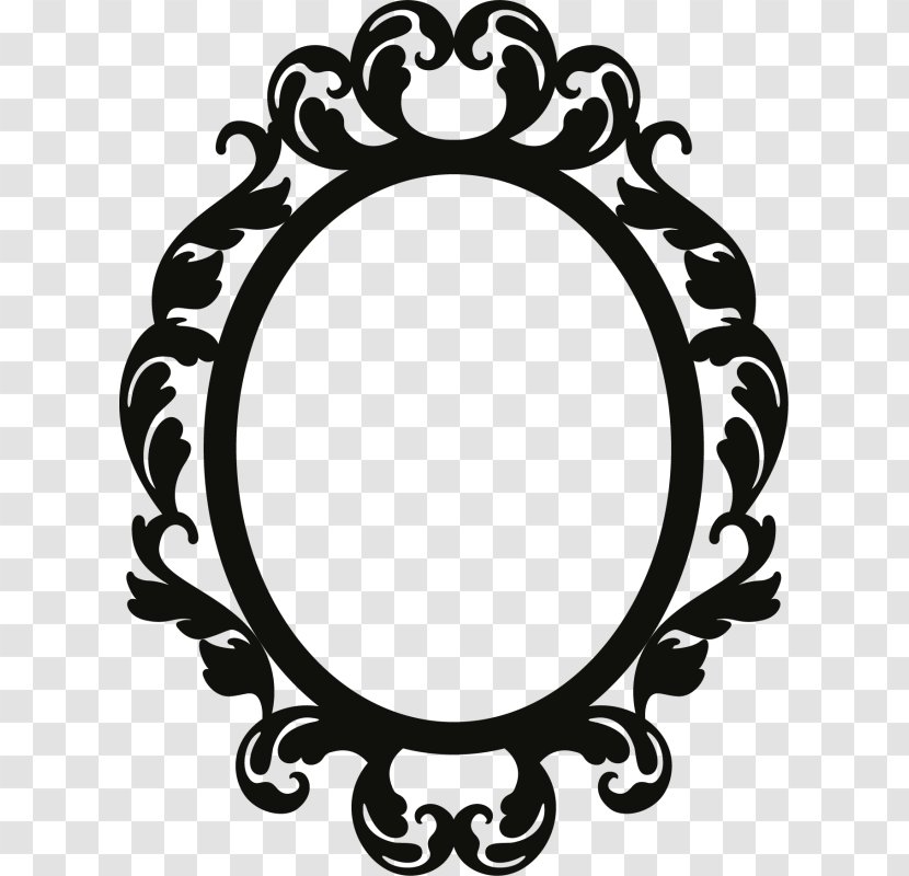 Picture Frames Baroque Wall Decal Silhouette - Brush Transparent PNG