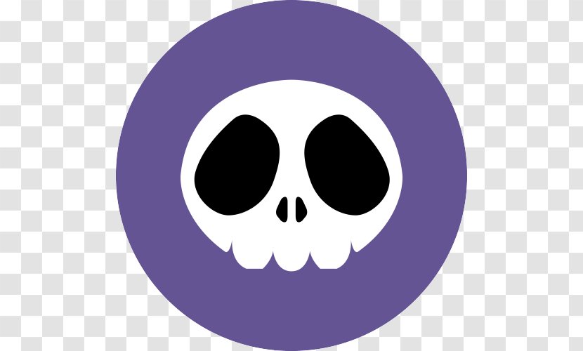 Skull Clip Art - Violet Transparent PNG