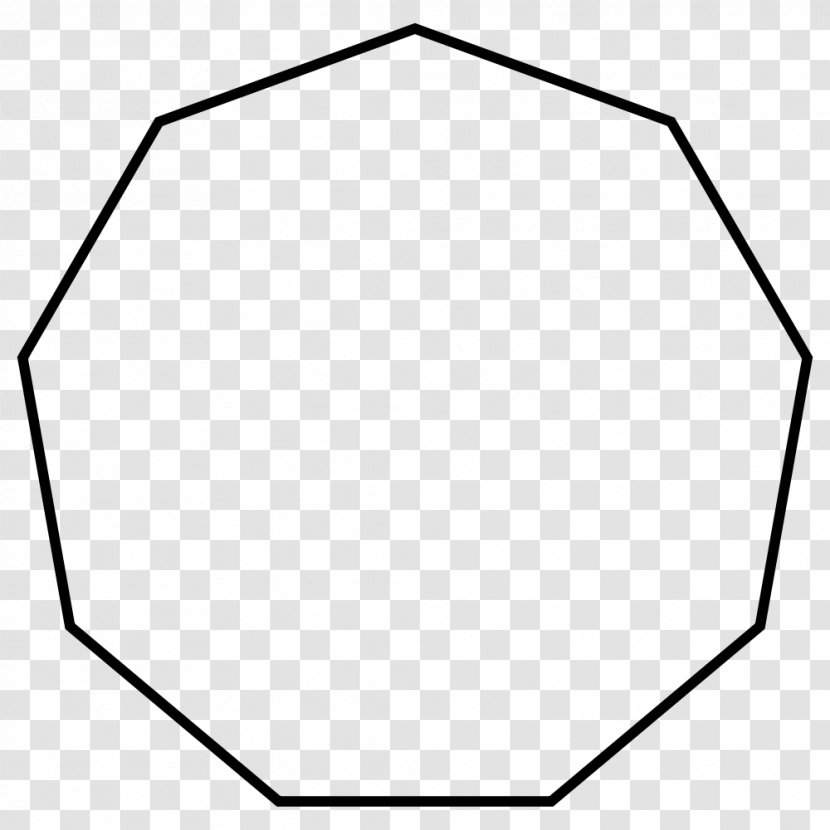 Hendecagon Nonagon Shape Regular Polygon Geometry Transparent PNG