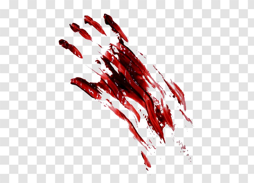 Blood Hand Clip Art Transparent PNG