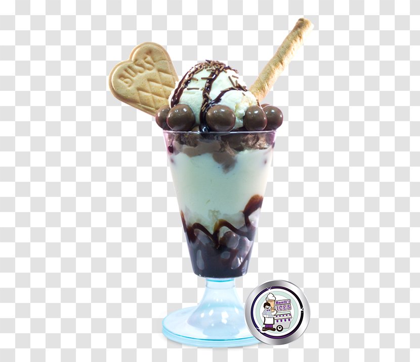 Sundae Ice Cream Banana Split Knickerbocker Glory - Italian Transparent PNG