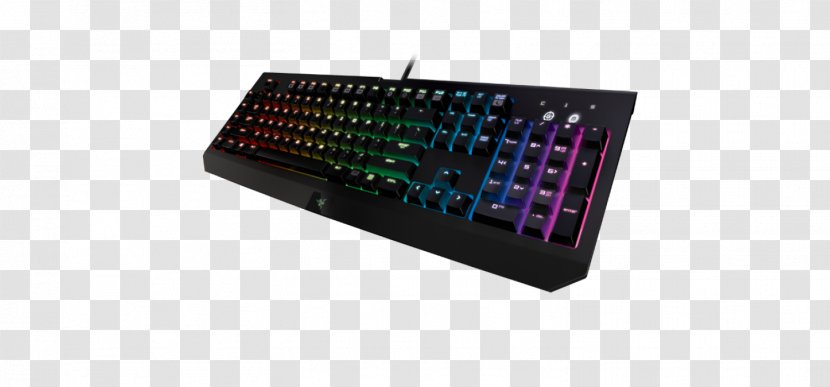 Computer Keyboard Gaming Keypad Razer Inc. RGB Color Model Gamer - Electronic Instrument Transparent PNG