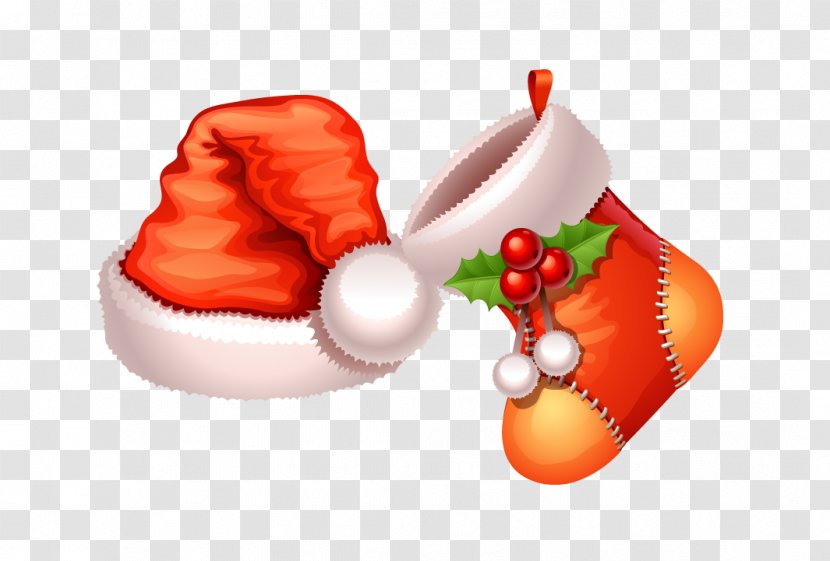 Santa Claus Christmas Gratis - Shoe - Hat Transparent PNG