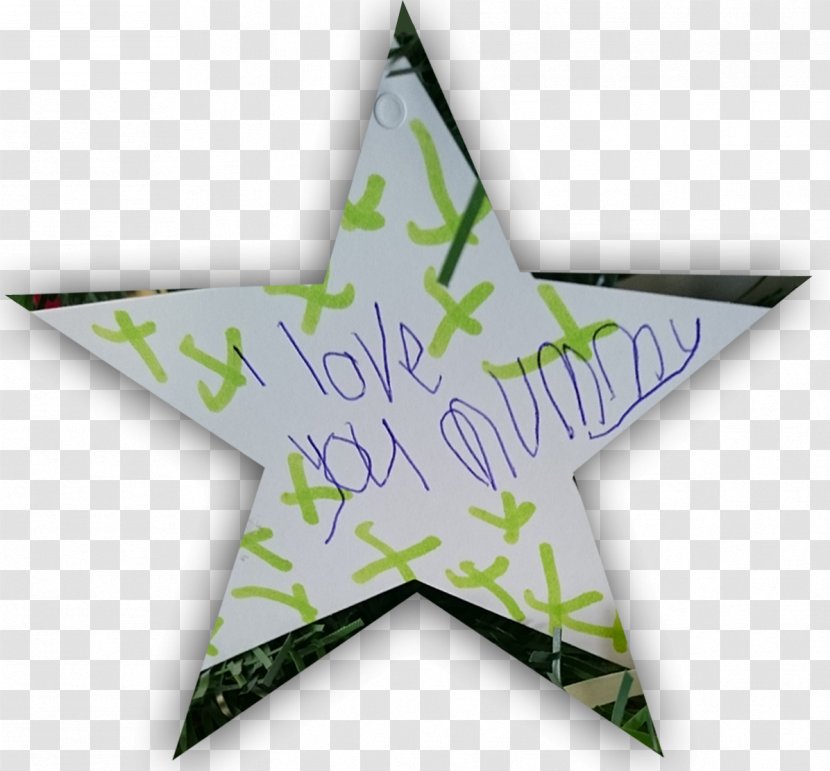 Green Leaf Star - Christmas Transparent PNG