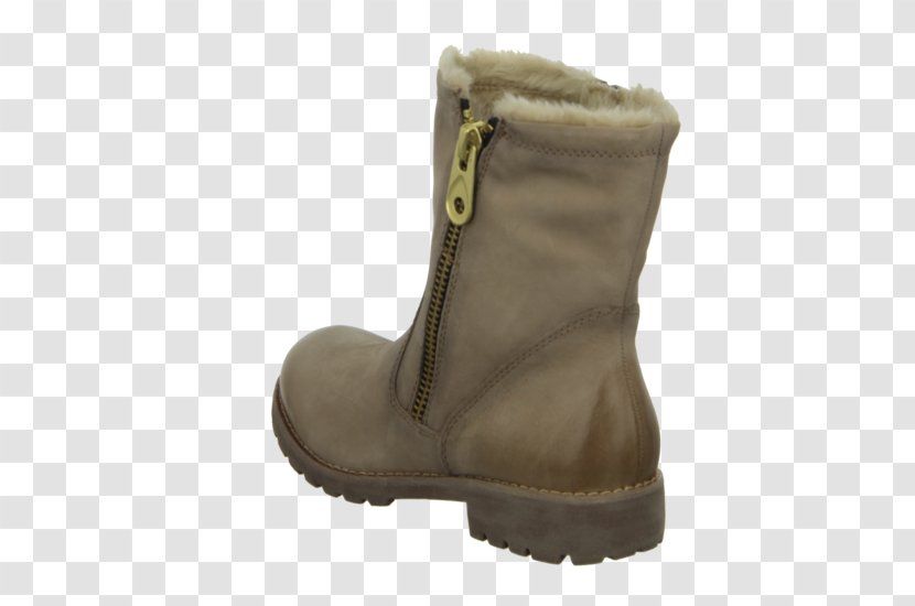 Snow Boot Shoe Khaki Fur Transparent PNG