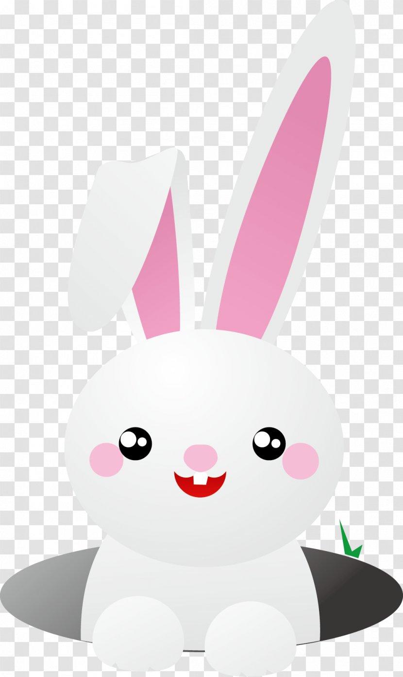 European Rabbit Cartoon Animation - Nose - Vector Transparent PNG