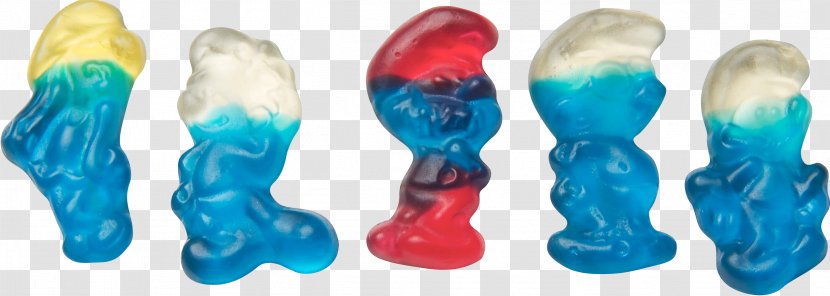 Fraise Tagada De Smurfen Gummi Candy Haribo - Plastic Transparent PNG