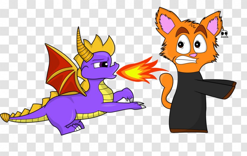 Cat Spyro Art Horse - Small To Medium Sized Cats Transparent PNG