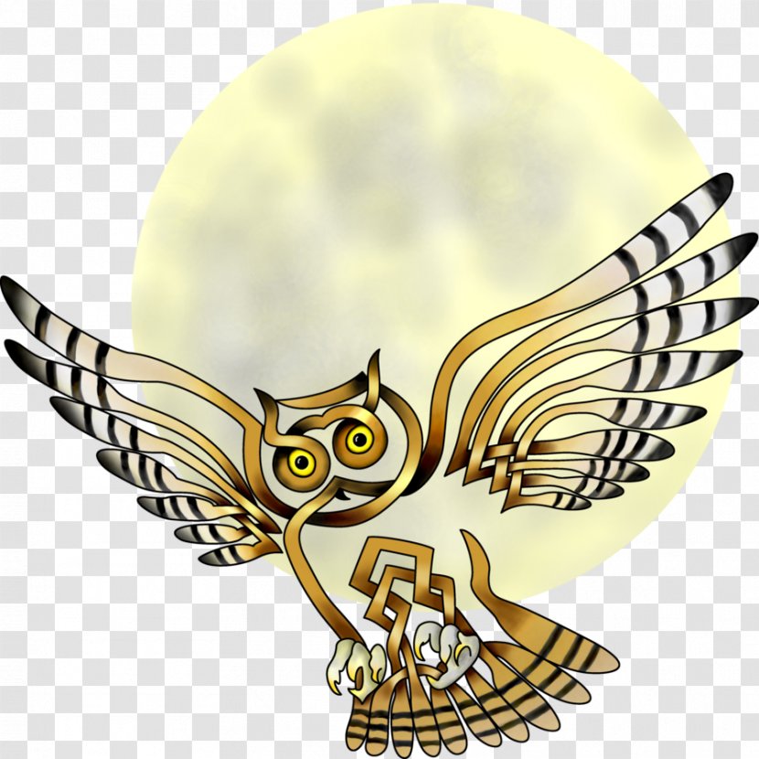 Owl Celtic Knot Symbol Bird Art - Watercolor Transparent PNG