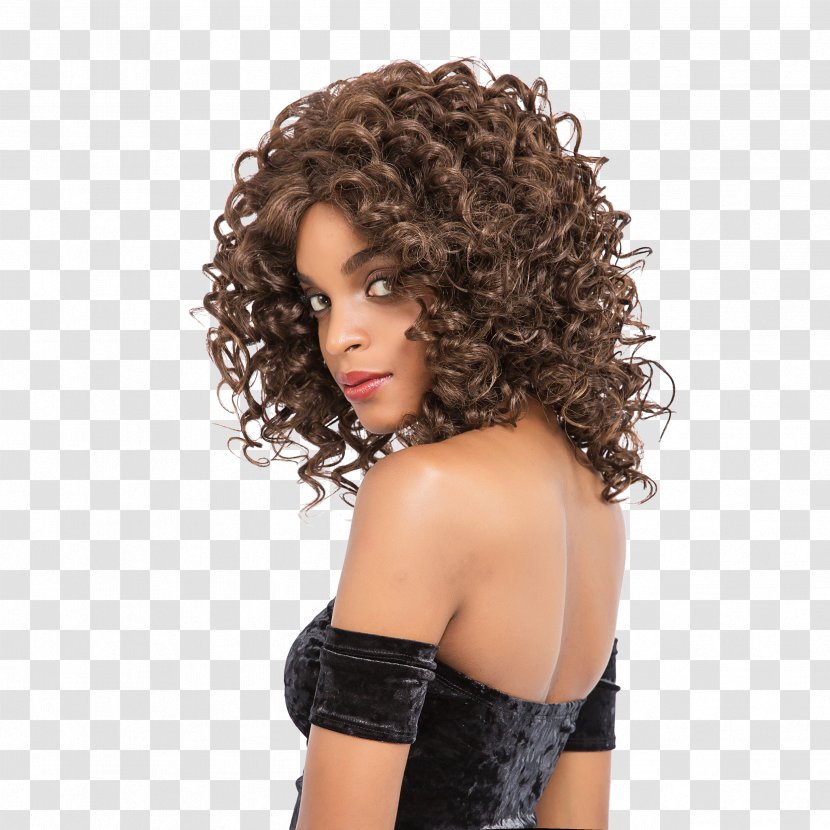 Black Hair Jheri Curl Coloring Ringlet - Redding Transparent PNG
