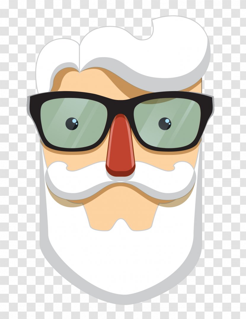 Hair Computer File - Moustache - White Grandfather Transparent PNG