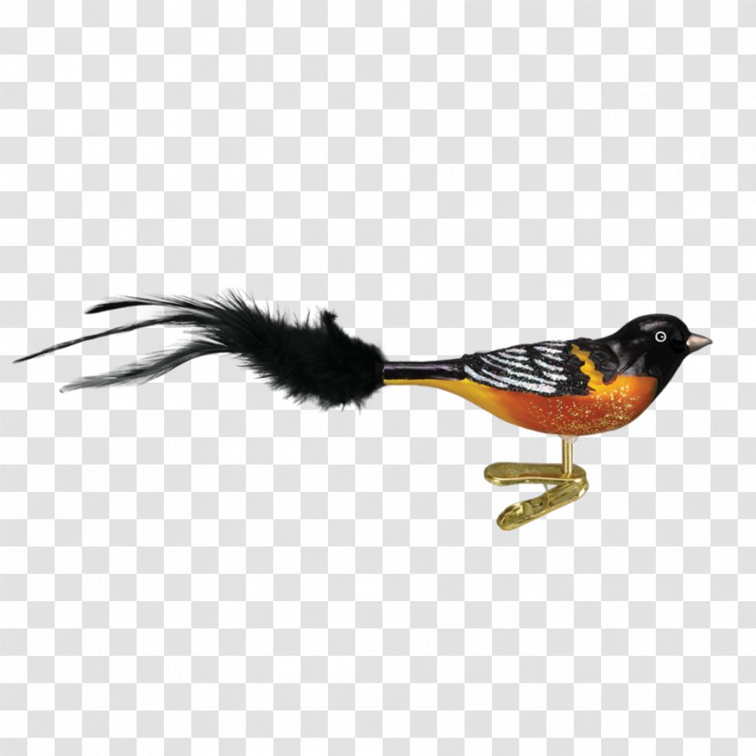 Bird Baltimore Oriole Christmas Ornament Woodpecker - Wing - Hand-painted Snow Tree Transparent PNG