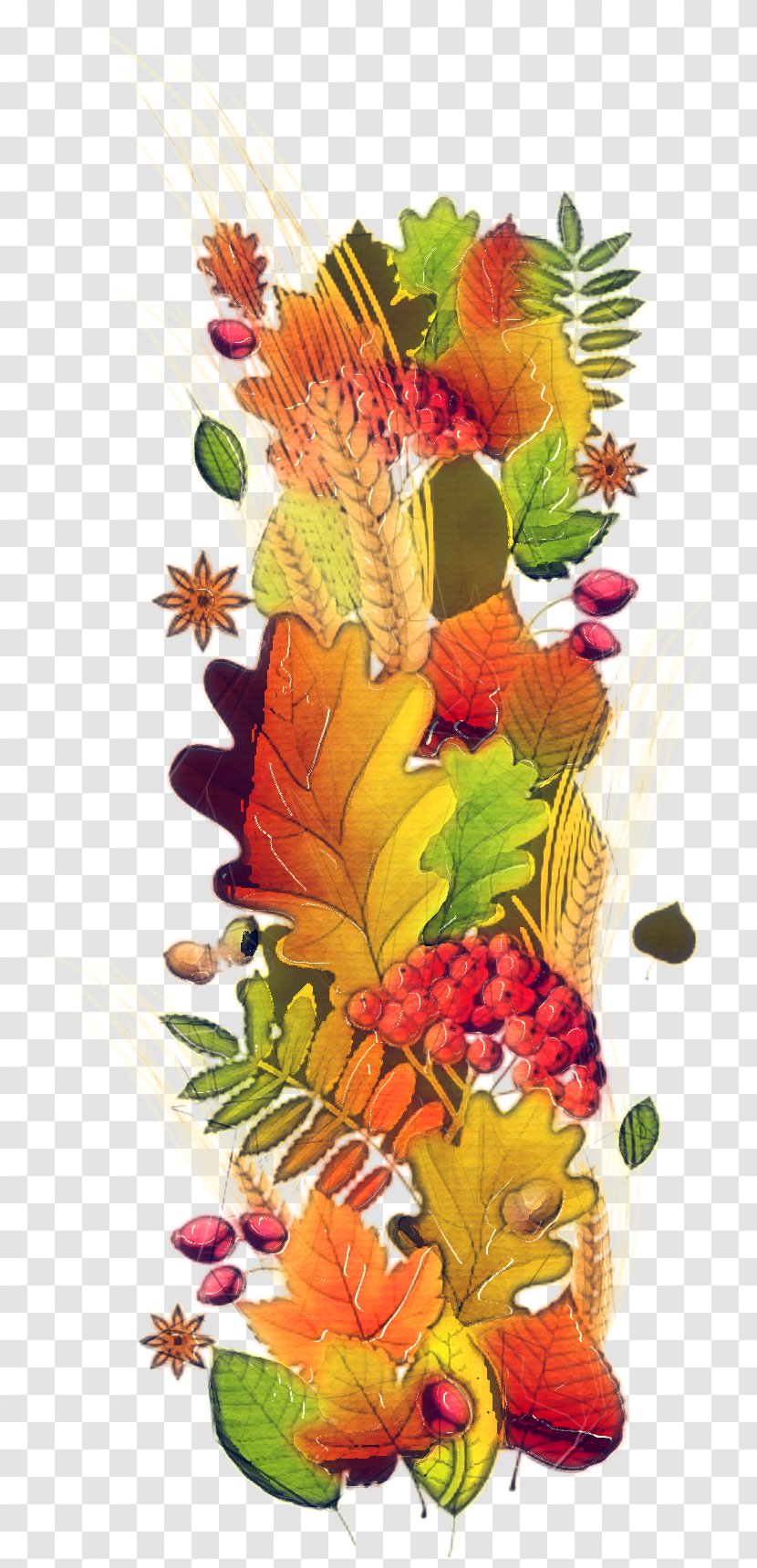 Floral Design - Flower - Autumn Tree Transparent PNG