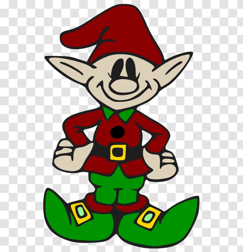Elf Pointy Ears Clip Art Image - Artwork - Christmas Beanie Transparent PNG