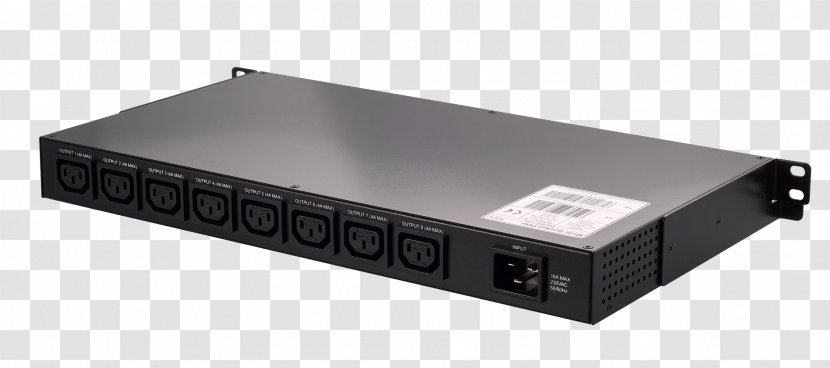 Power Distribution Unit UPS 19-inch Rack AC Plugs And Sockets Computer Servers - Electronic Device - Advanced Individual Transparent PNG