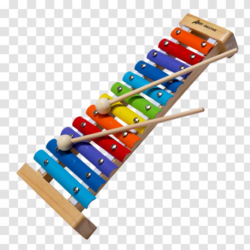 Metallophone Xylophone Musical Instruments - Watercolor Transparent PNG