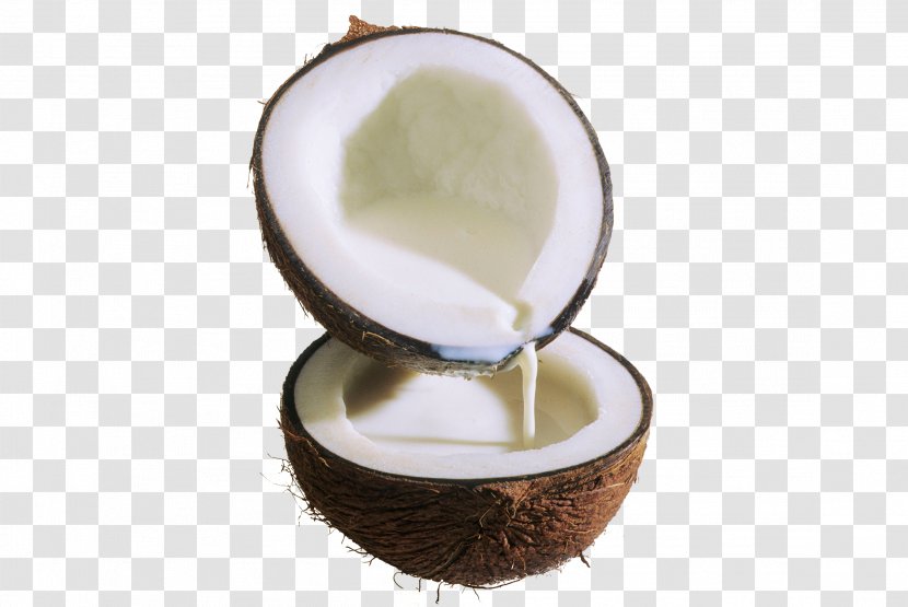Juice Coconut Water Nata De Coco Milk Cream - Watercolor Transparent PNG