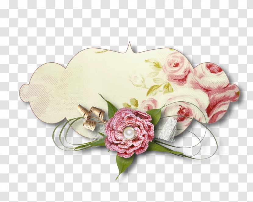 Clip Art - Garden Roses - Etiqueta Transparent PNG