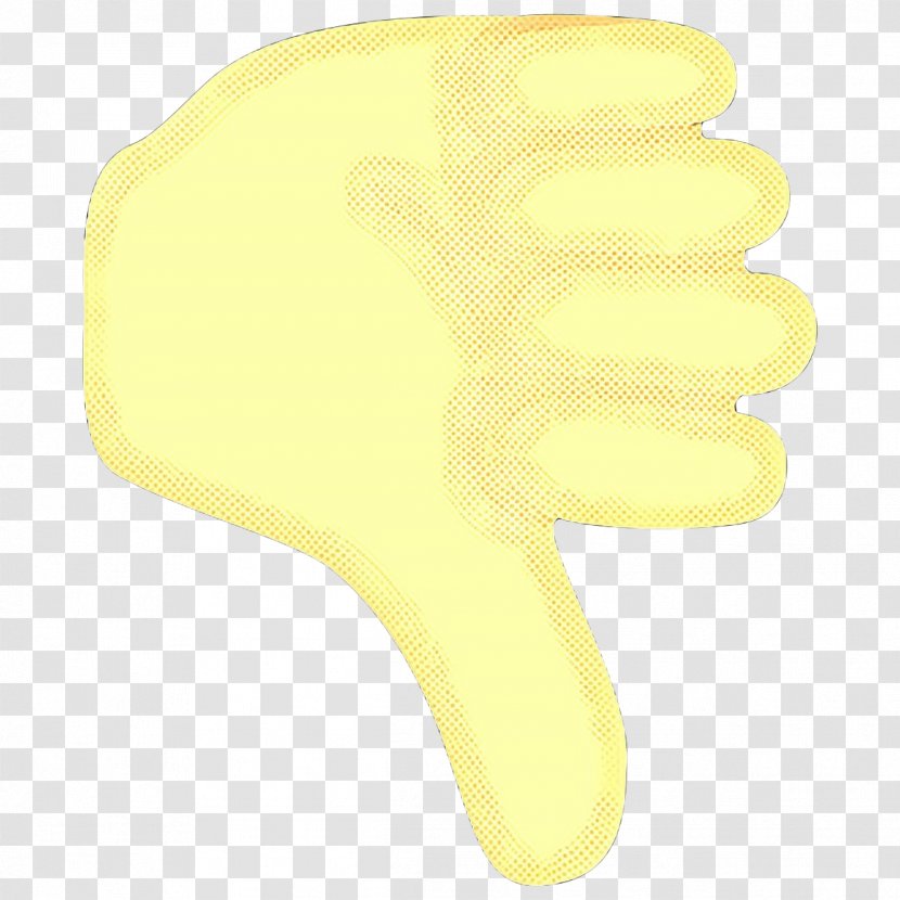 Yellow Hand Finger Thumb Transparent PNG