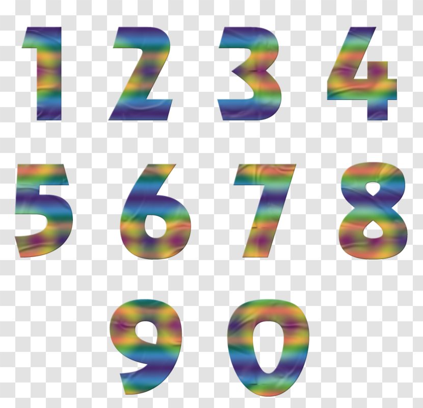 Number Numerical Digit Line Transparent PNG