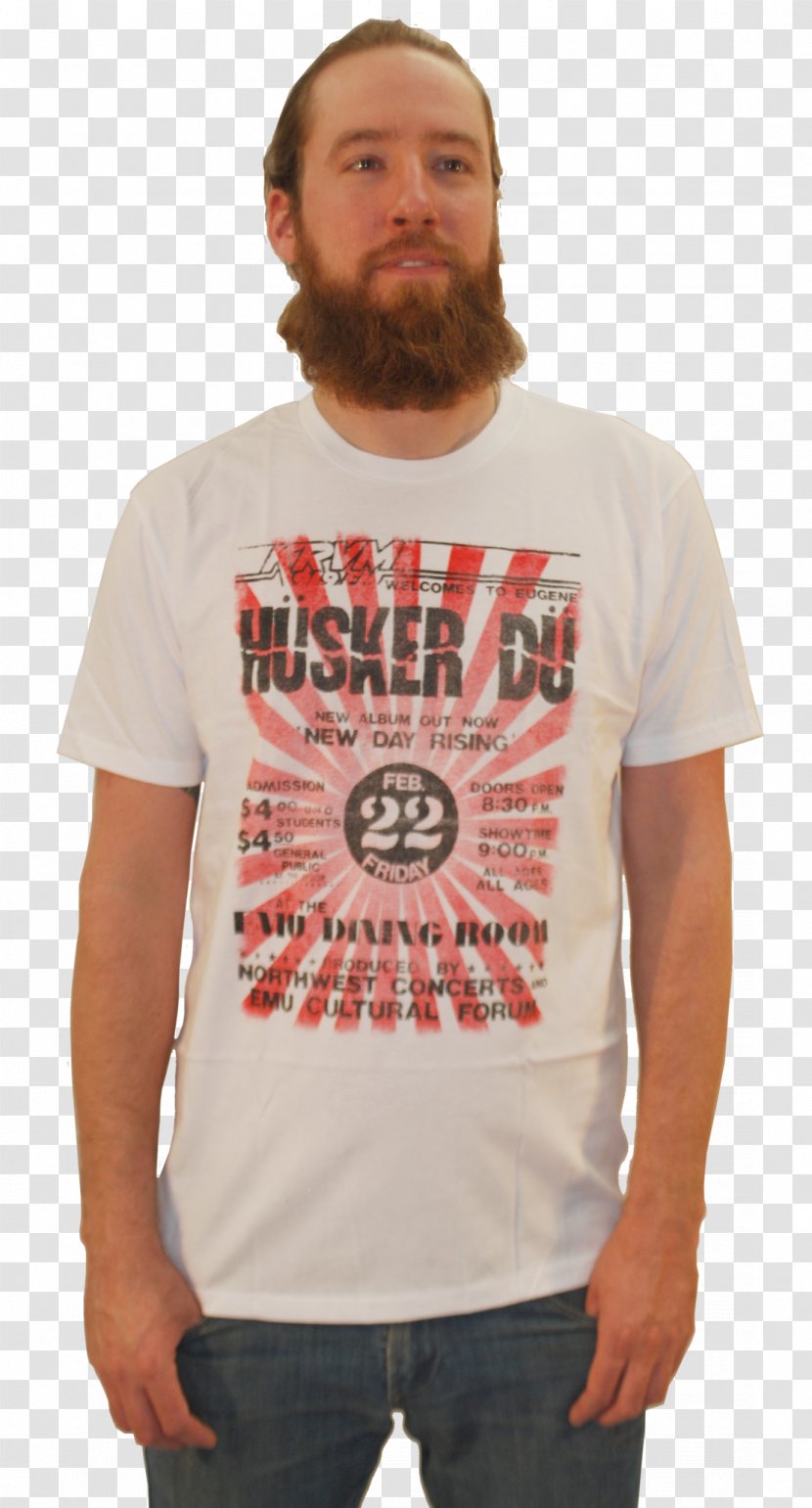 Jan Radder Long-sleeved T-shirt - Facial Hair - ONE　DAY Tour Transparent PNG
