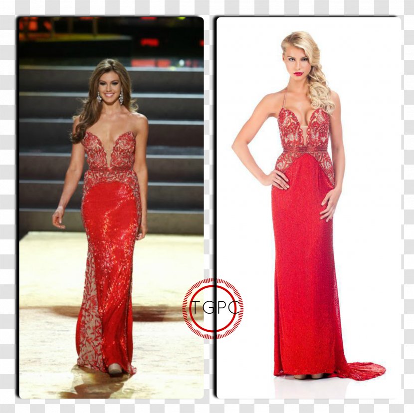 Evening Gown Miss Universe 2013 USA 2014 - Silhouette - Dress Transparent PNG