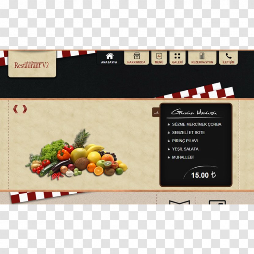 Cafeteria Restaurant Web Design - Php - Cafe Transparent PNG