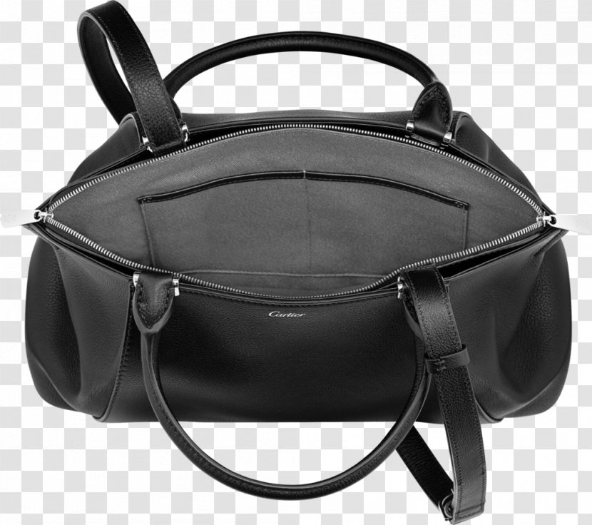 Handbag Leather Cartier Onyx - Bag Transparent PNG
