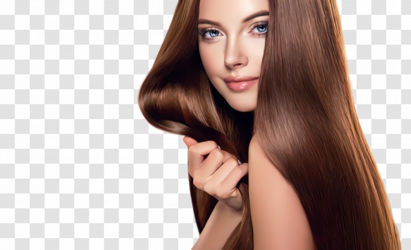 Hair Face Hairstyle Skin Coloring - Long - Chin Eyebrow Transparent PNG
