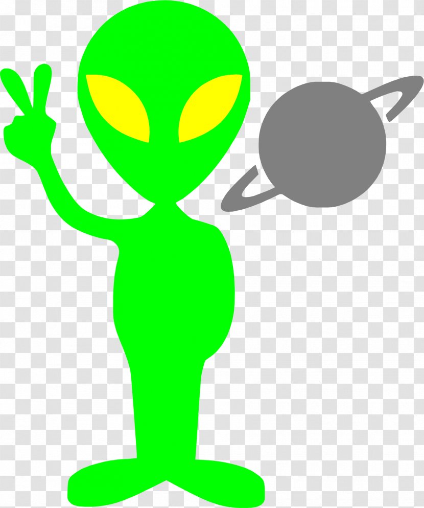 Extraterrestrial Life Unidentified Flying Object Clip Art - Alien Transparent PNG