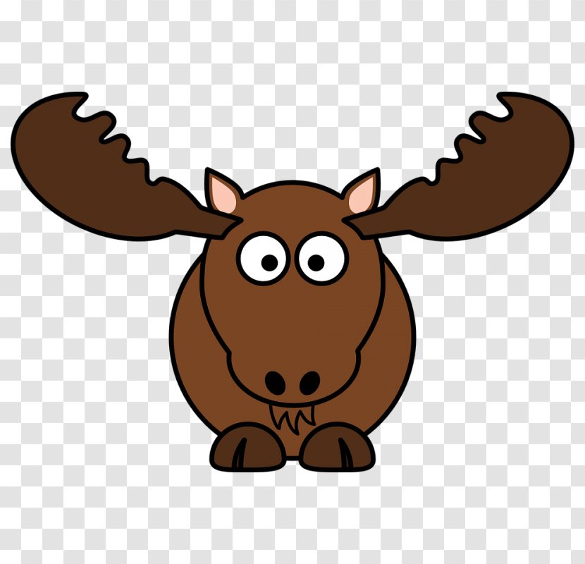 Clip Art Moose Openclipart Free Content Image - Drawing - Snout Transparent PNG
