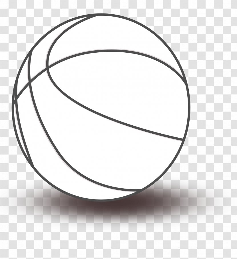 Basketball Black And White Clip Art - Court - Toy Balls Cliparts Transparent PNG