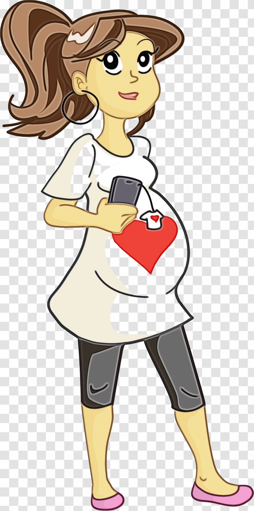 Pregnancy Cartoon - Art - Style Transparent PNG