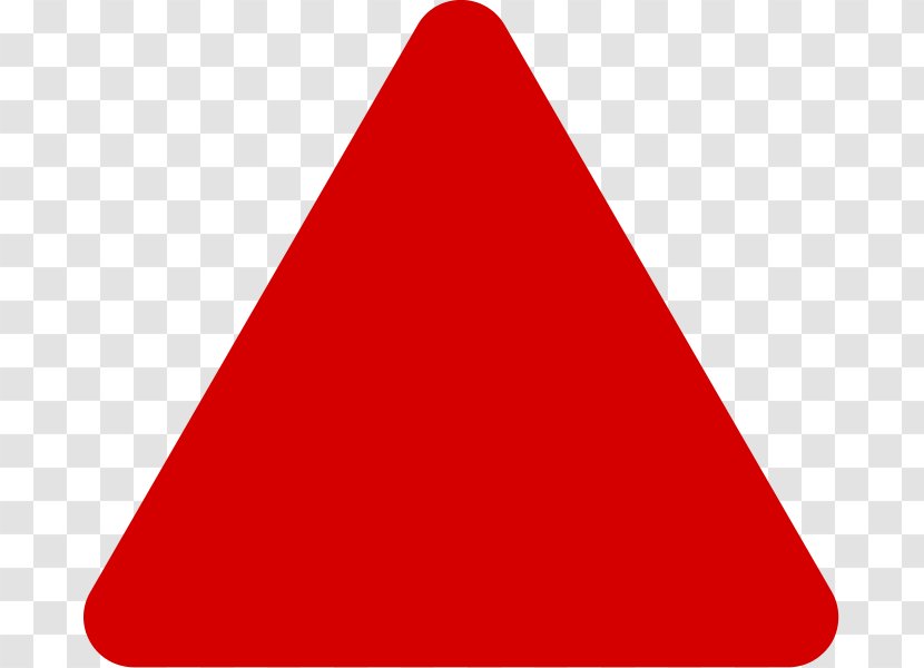 Triangle Red Clip Art - Flag - RED SHAPES Transparent PNG
